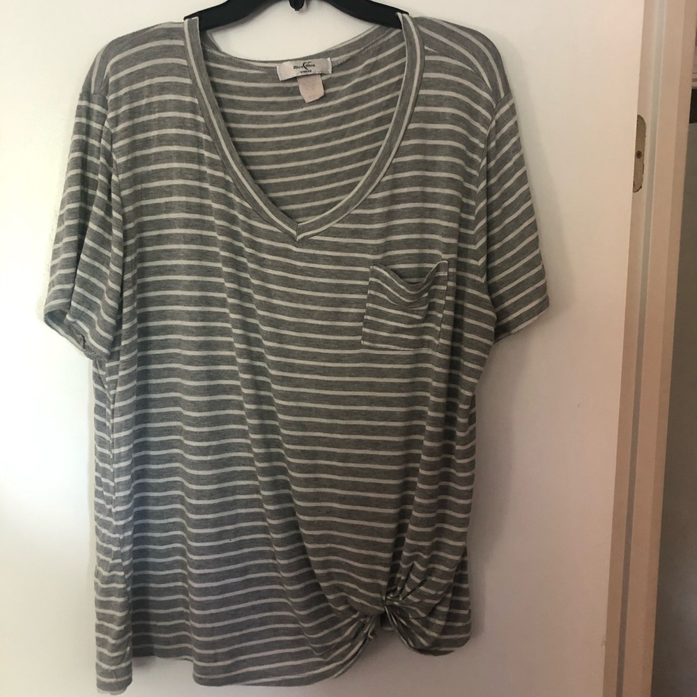 Moa Moa striped pocket tee